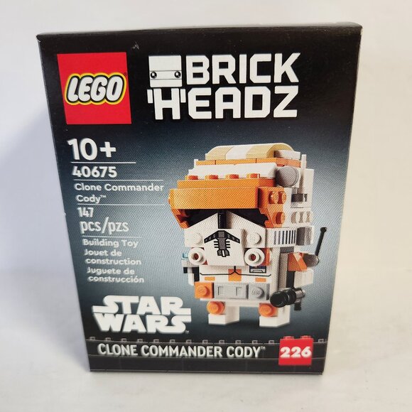 Lego BrickHeadz 40675 Clone Commander Cody 147 Pieces Star Wars 2024 New Sealed - Picture 1 of 6